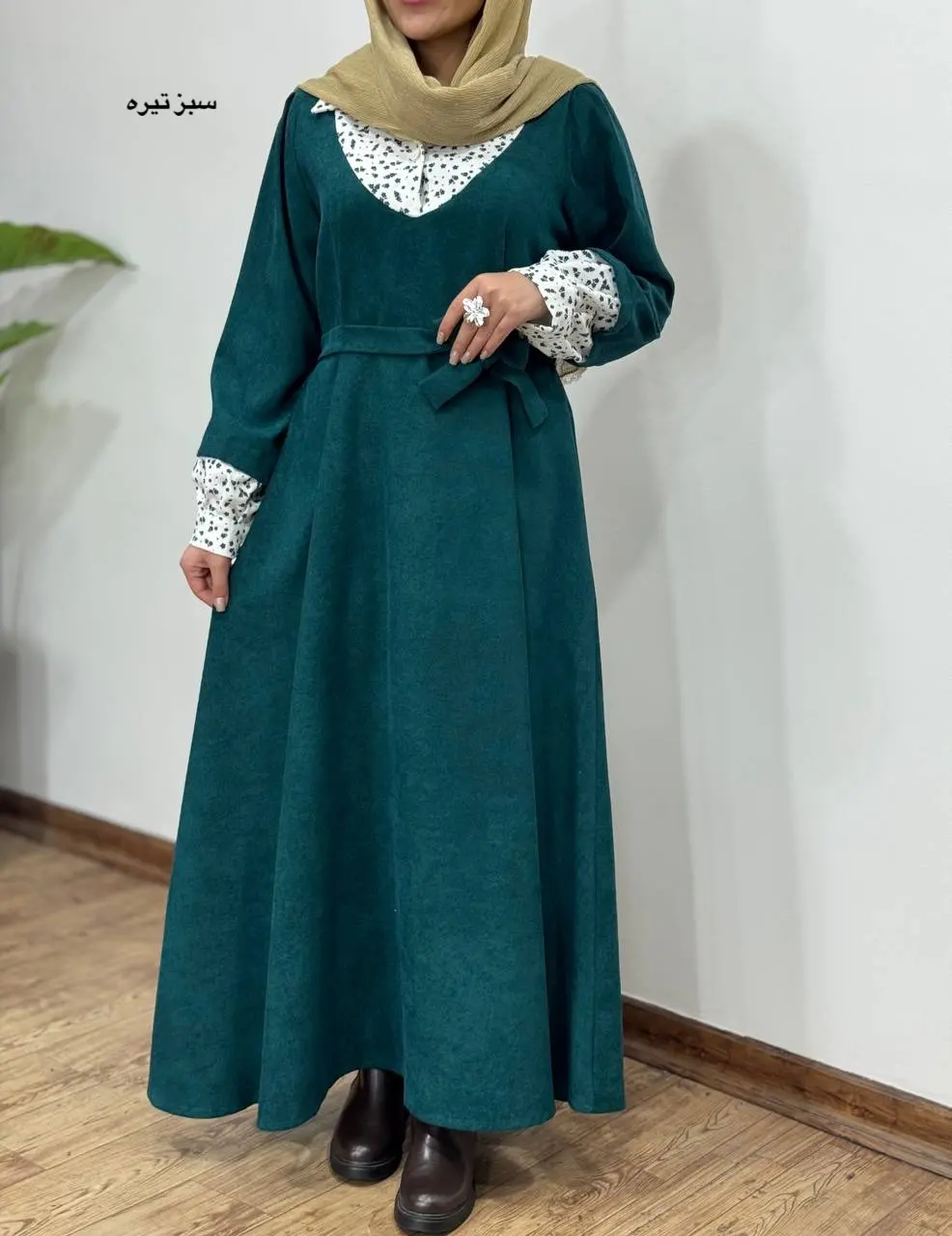 پیراهن مانتویی پاییزه نورین 6